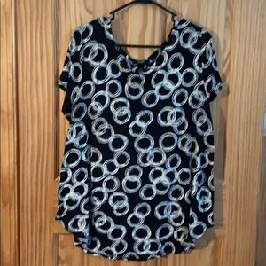 Alfani scoop neckline shirt